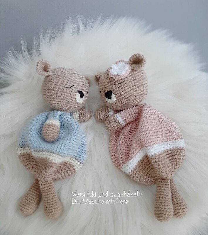 Schmusetuch "Schmusebärchen" für Jungen und Mädchen