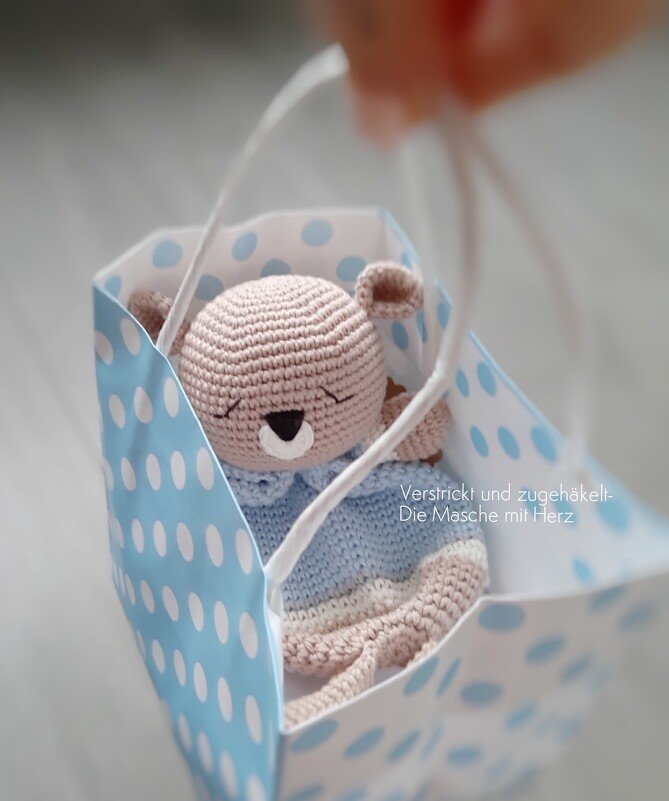 Schmusetuch "Schmusebärchen" für Jungen und Mädchen - Bild 9