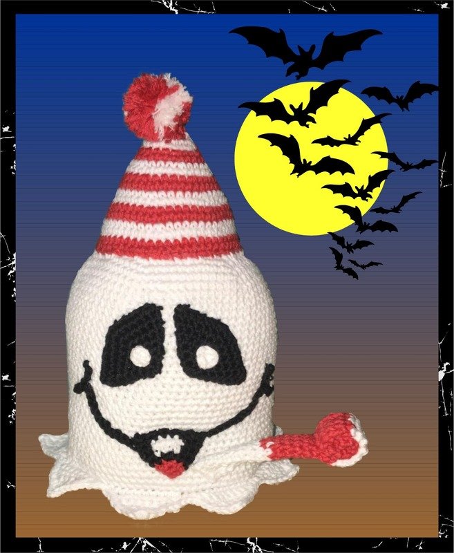 Häkelanleitung Geist "Süßes, sonst gibts Saures - Bild 2