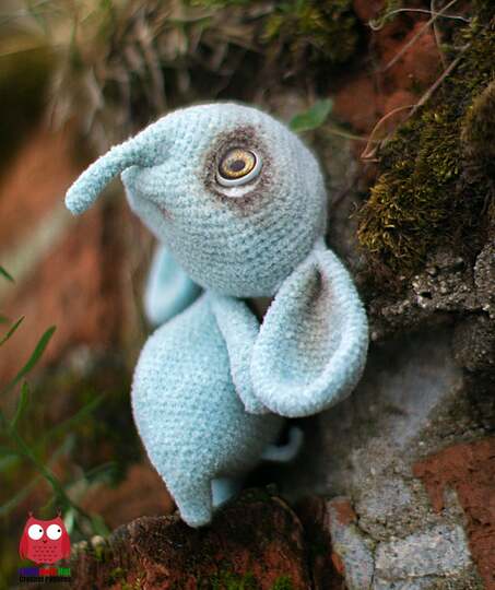 217 Crochet Pattern - Elephant Fanya - Amigurumi PDF file by Pertseva CP