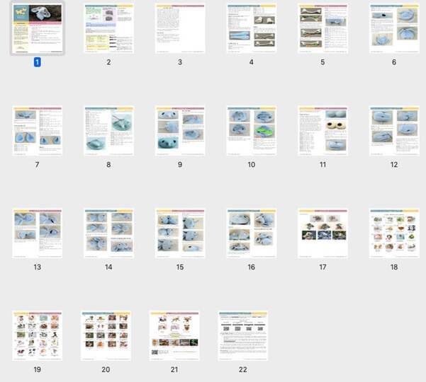 217 Crochet Pattern - Elephant Fanya - Amigurumi PDF file by Pertseva CP