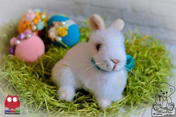 219 Crochet Pattern - Easter Bunny Rabbit - Amigurumi PDF file by Ogol CP