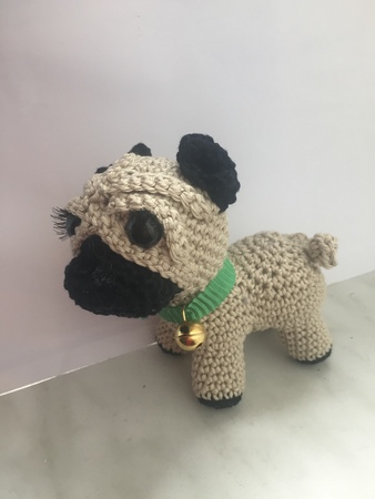 Poldi the Pug crochet pattern