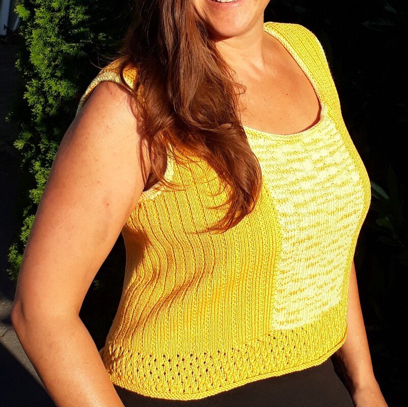 Strickanleitung Top "Sonnenschein" - Bild 3