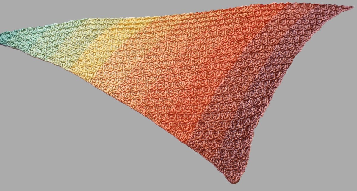 Sparset / 3 Strickanleitungen Dreieckstücher