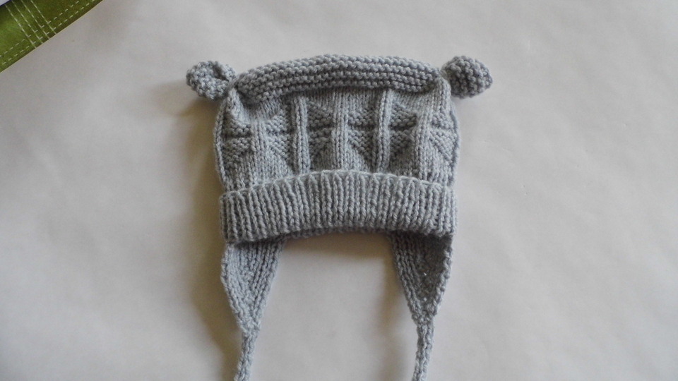 Strickanleitung Set Mütze/ Jacke / Schuhe grau Gr. 62/68