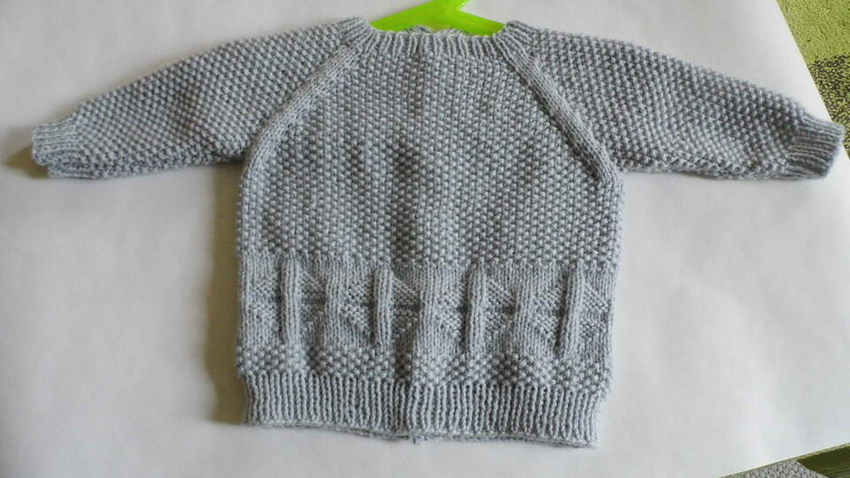 Strickanleitung Set Mütze/ Jacke / Schuhe grau Gr. 62/68