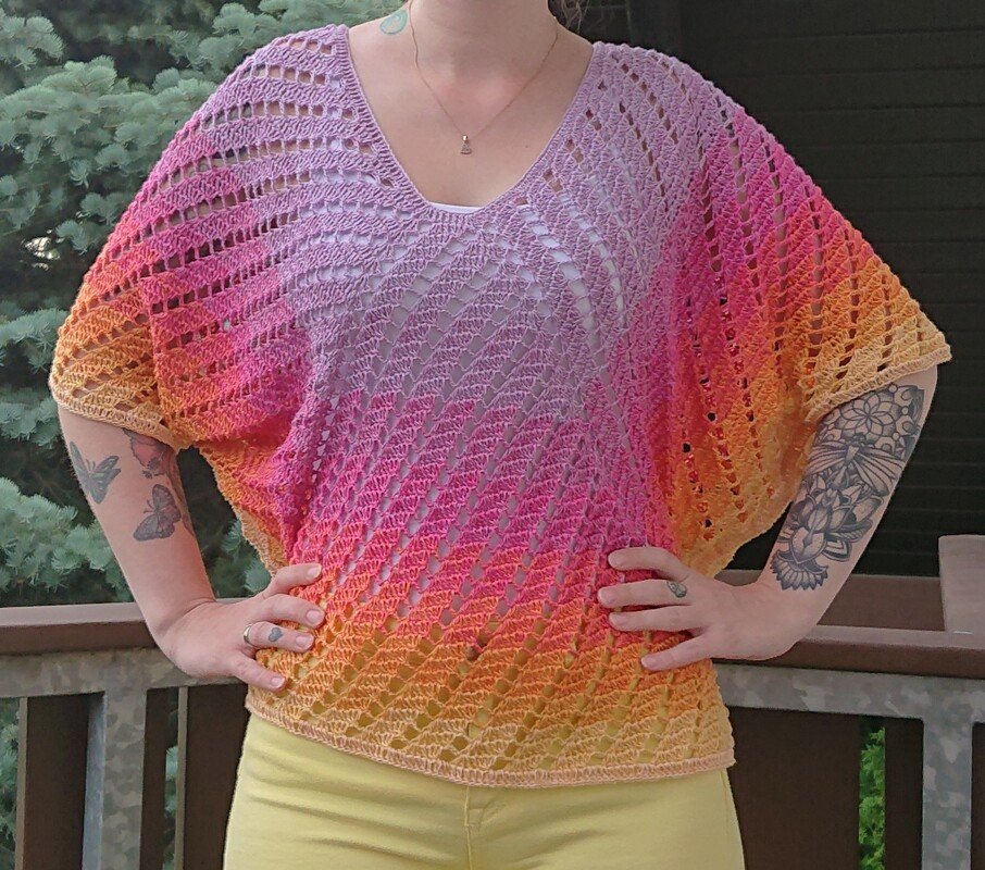 Tunika & Kleid Helene häkeln, eine Anleitung = zwei Modelle, Häkelkleid, Häkeltunika, Häkelshirt - Bild 2