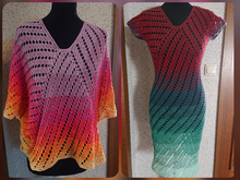 Tunika & Kleid Helene häkeln, eine Anleitung = zwei Modelle, Häkelkleid, Häkeltunika, Häkelshirt