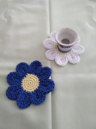 Häkelanleitung Untersetzer-Parade Nr.3