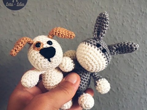 Anleitungspaket Mini Esel & Hund