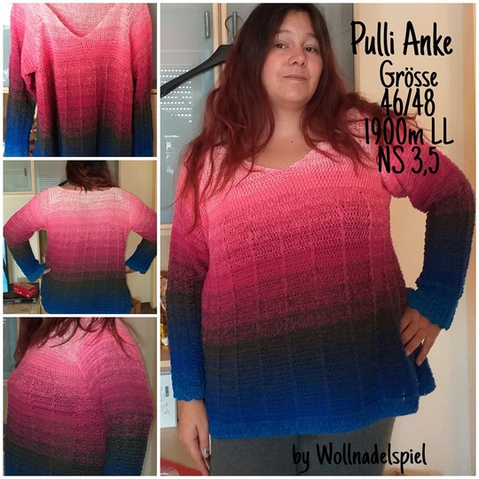 Pullover Anke Ein Pulli für alle Damengrößen