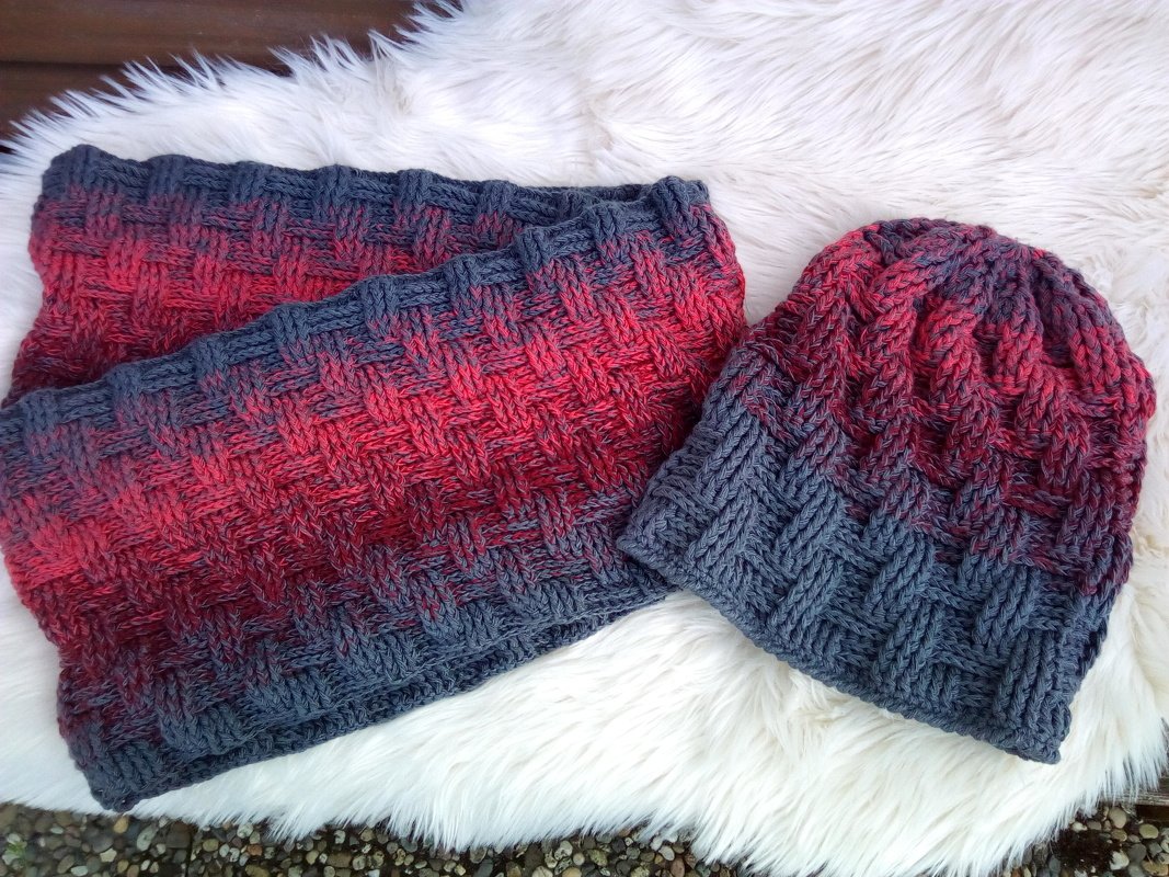 Wintersparset "Stages", Häkelanleitung für Mütze und Loop - Bild 4