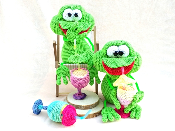 Crochet Pattern " Alfons" The Frog
