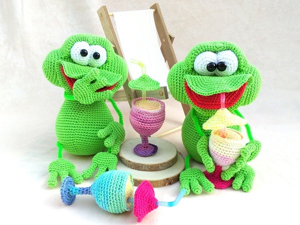 Crochet Pattern " Alfons" The Frog