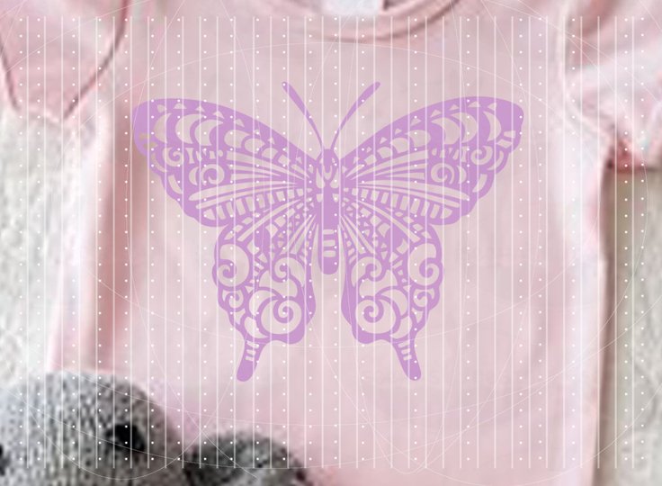 Schmetterling Muster Plotterdatei SVG DXF