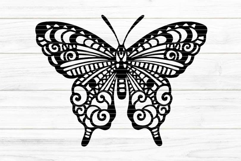 Schmetterling Muster Plotterdatei SVG DXF FCM
