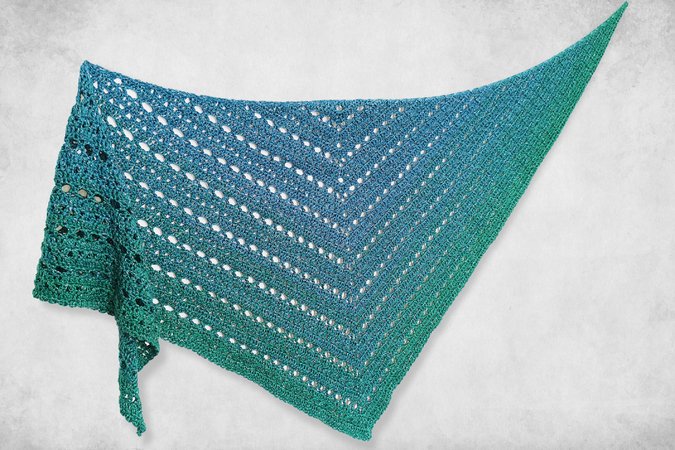 Crochet pattern shawl // triangular shawl //scarf Fixe Nixe