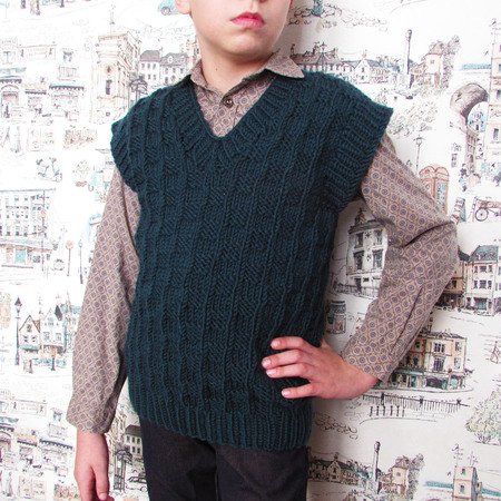 Knitted vest pattern