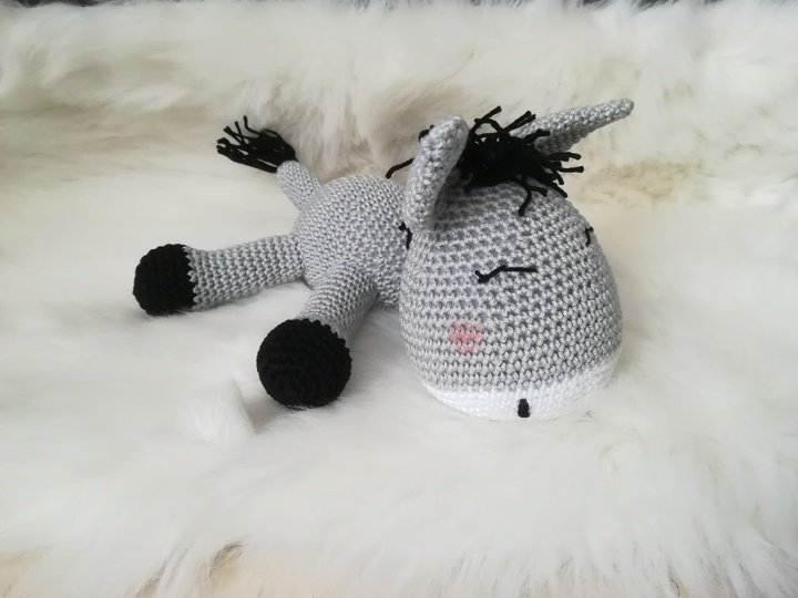 Häkelanleitung Esel, Amigurumi Esel häkeln, Esel häkeln, Kuscheltier Esel