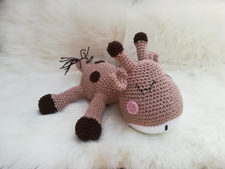 Häkelanleitung Giraffe, Amigurmi Giraffe häkeln,Giraffe häkeln, Kuscheltier