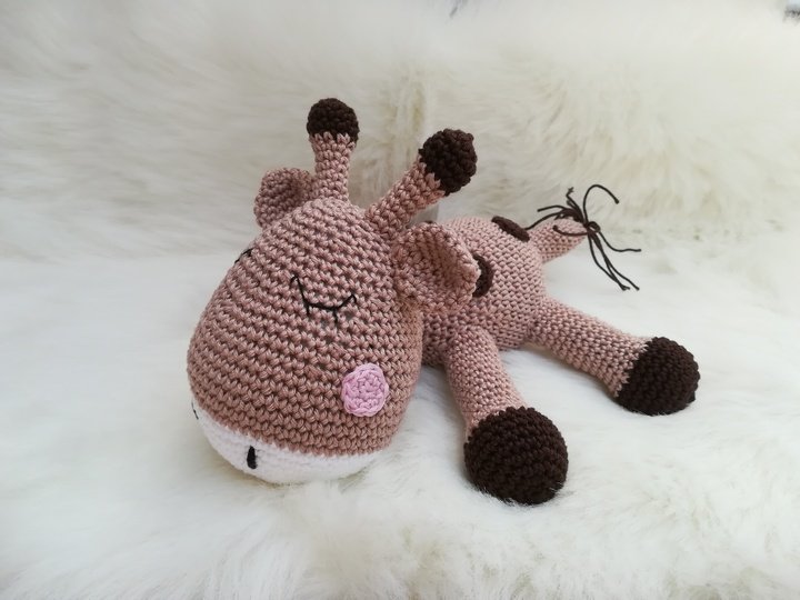 Häkelanleitung Giraffe, Amigurmi Giraffe häkeln,Giraffe häkeln, Kuscheltier