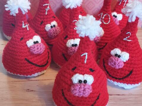 Adventskalender / Zipfelmützen zum befüllen