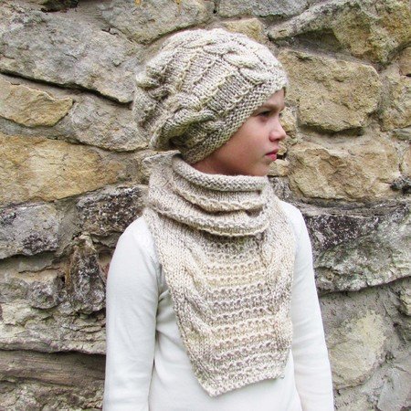Knitted scarf pattern