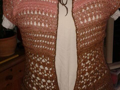 Häkelanleitung Weste "Sunny Day"