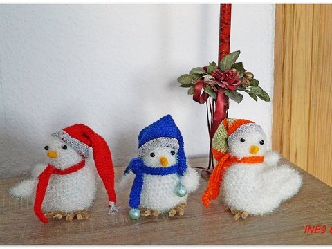 Lovebirds  Winterdeko Vögel Tips, Taps und Tops