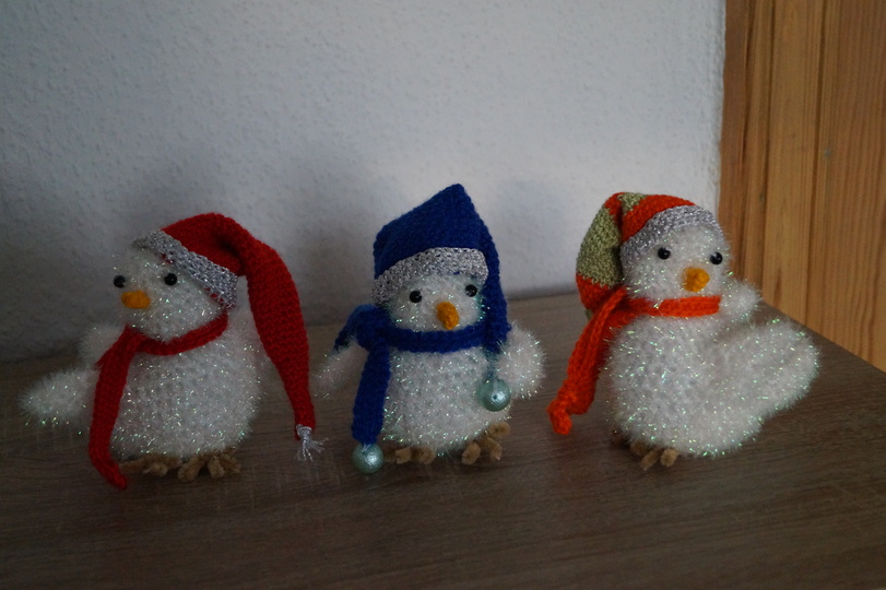 Lovebirds  Winterdeko Vögel Tips, Taps und Tops