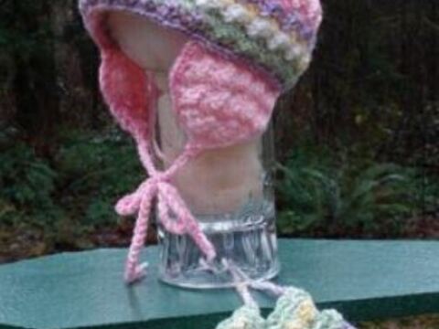 Enchanting Baby Cap and Mitts - PB-303