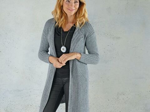 Strickanleitung Damenlongjacke "Amazonas" 760025