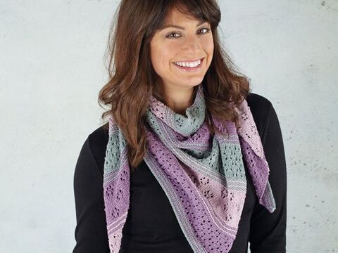 Strickanleitung Dreiecktuch "Amazonas" 760060