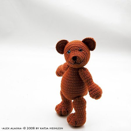 bear Alex Alaska, crochet PDF Pattern by Katja Heinlein Häkelanleitung Bär tutorial teddie plushie stuff toi ebook amigurumi digital file