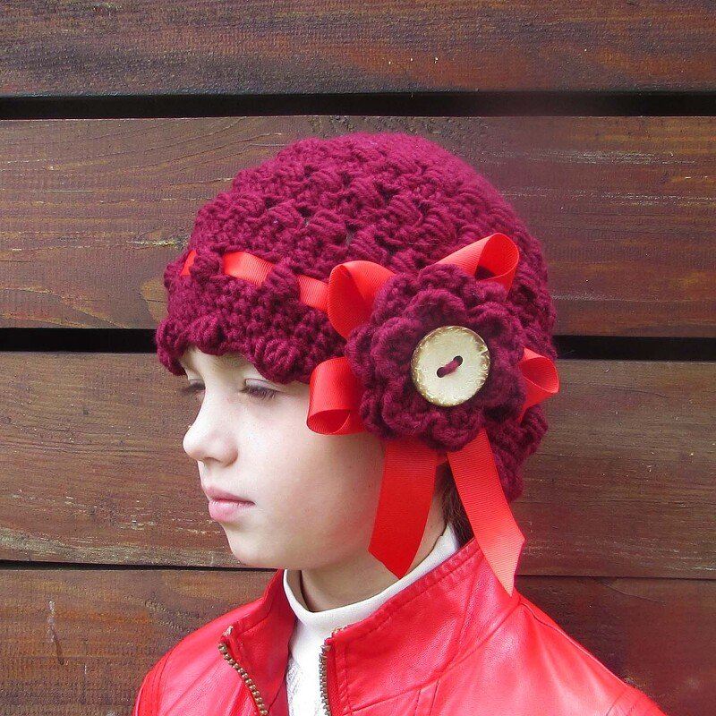 Hat crochet pattern warm cap - Image 4