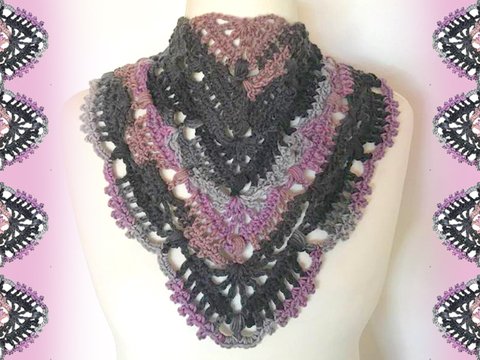 Völlig neues Dreieckstuchmuster "Christine"