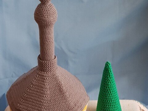 Häkelanleitung Kleine Kirche