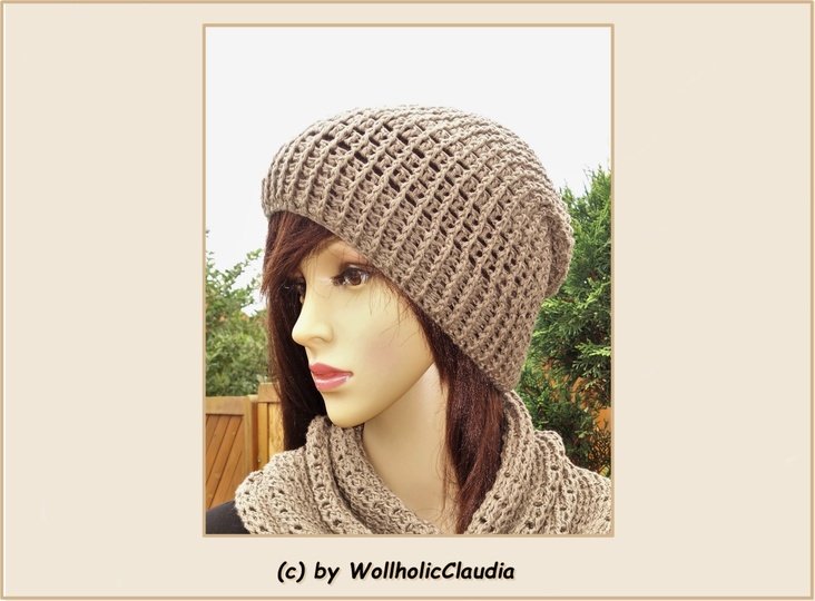 Häkelanleitung Set Schal + Mütze "Herbstzeit"