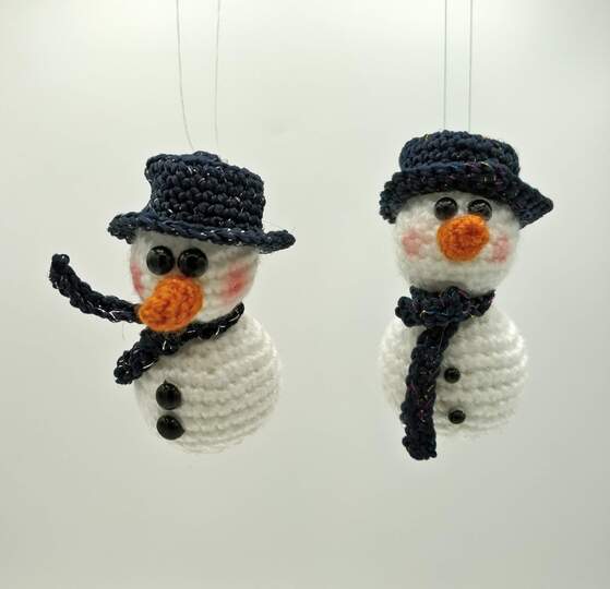 Anleitung Hängeschneemann