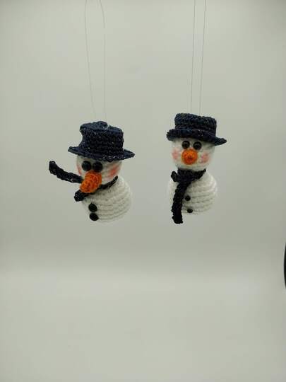 Anleitung Hängeschneemann