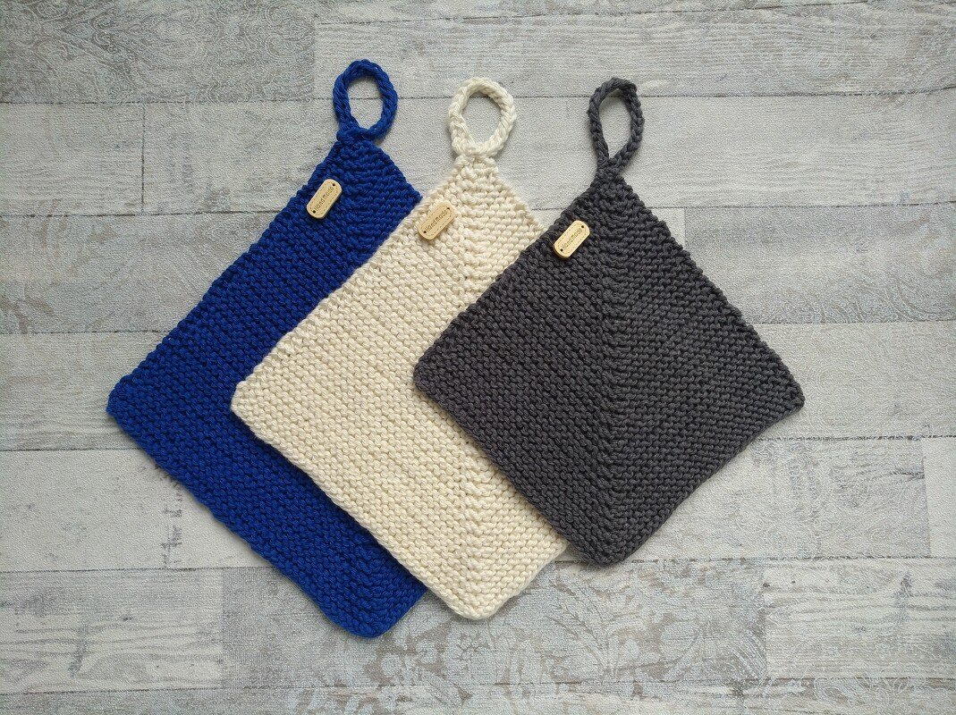 Topflappen - ganz einfach gestrickt