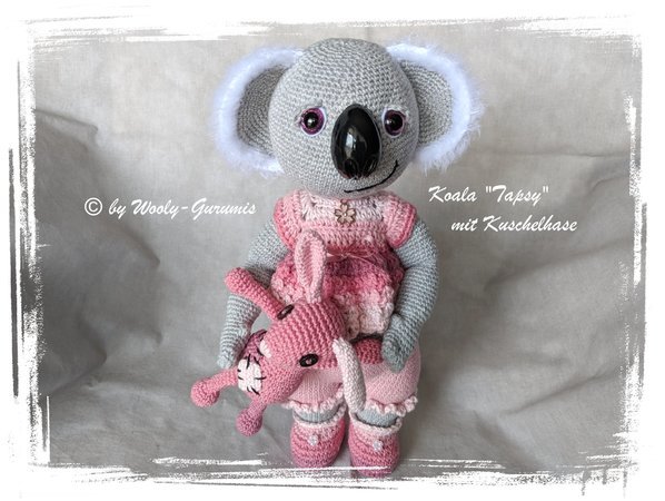 Häkelanleitung / Amigurumi / Tapsy, das kleine Koala Mädchen