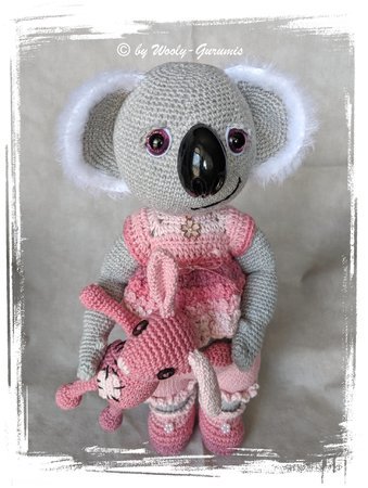 Häkelanleitung / Amigurumi / Tapsy, das kleine Koala Mädchen