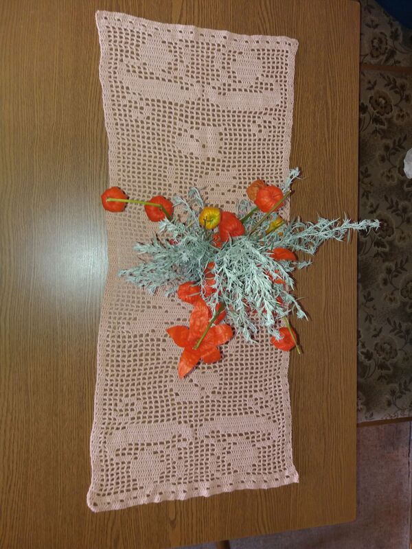 Tischläufer Herbst Pilze