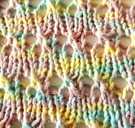 Washcloth or dishcloth knitting pattern "Foam Bath Cloth"