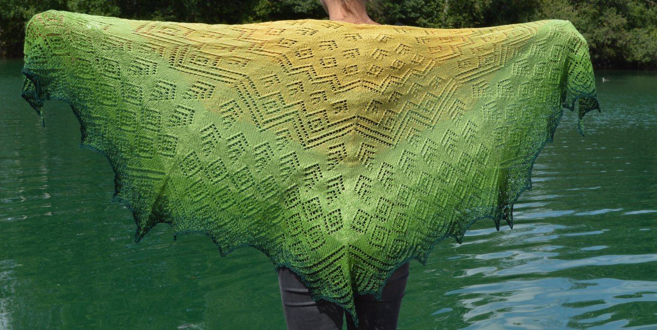 Anleitung Lace-Tuch "Kalissa"