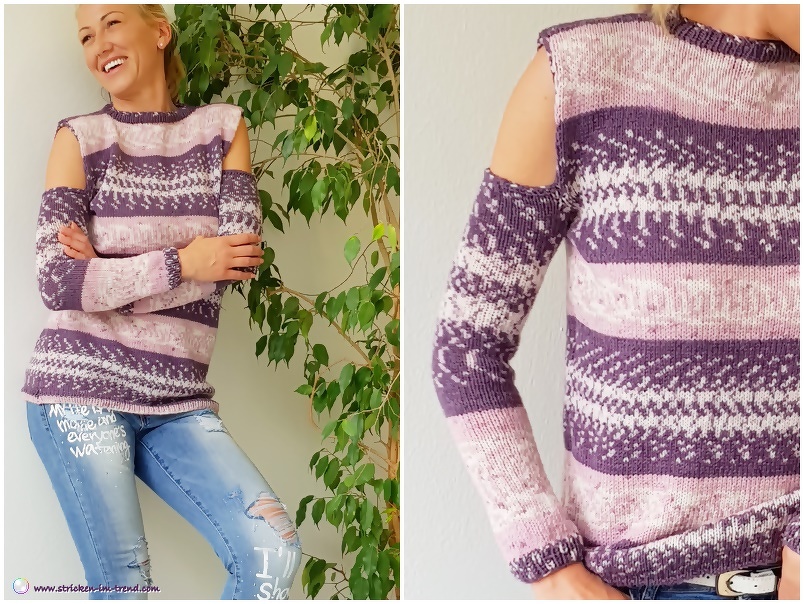 Strickanleitung für Pulli im Norwegermuster | *SHOULDER-free* - FJORD #1