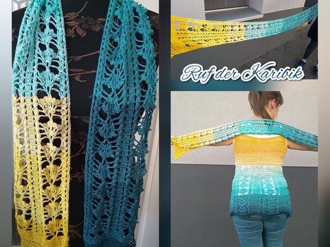 Ruf der Karibik Schal-Stola beides ist möglich