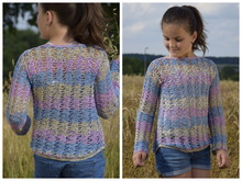 - JUNO - Pullover aus jedem Garn häkeln ab Größe 74 Kinder - Größe 56 Damen mit Größentabelle, Pullover, Pulli, Top